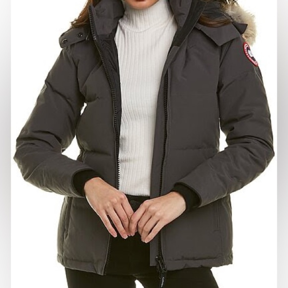 Canada Goose Chelsea Down Parka in Charcoal
